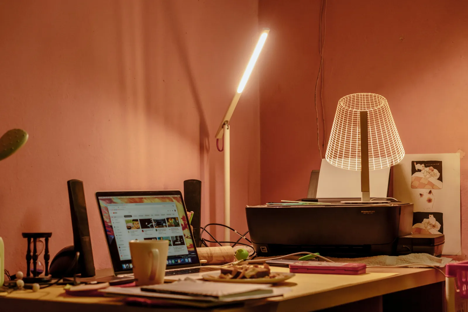 study desk of a student - pre med advice